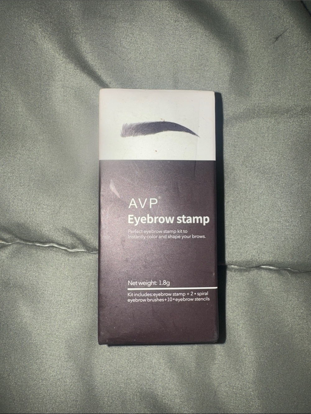 AVP Eyebrow Stamp in Deep Brown new in box